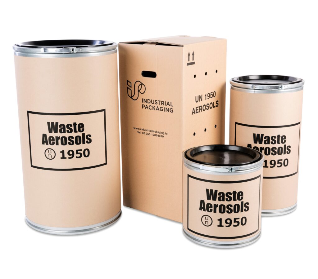 Aerosol Waste Drums and Box UN1950