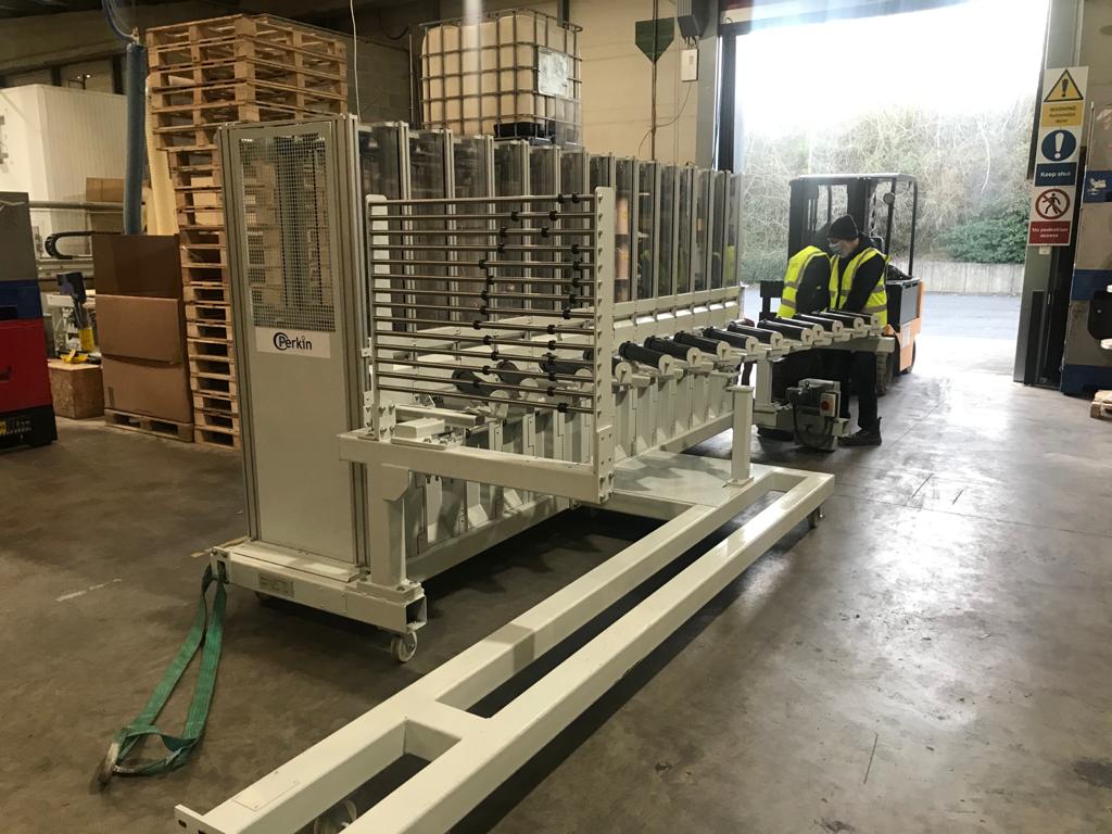 Arrival of new core winder